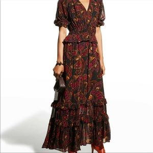 Farm rio butterfly sky maxi dress size SMALL